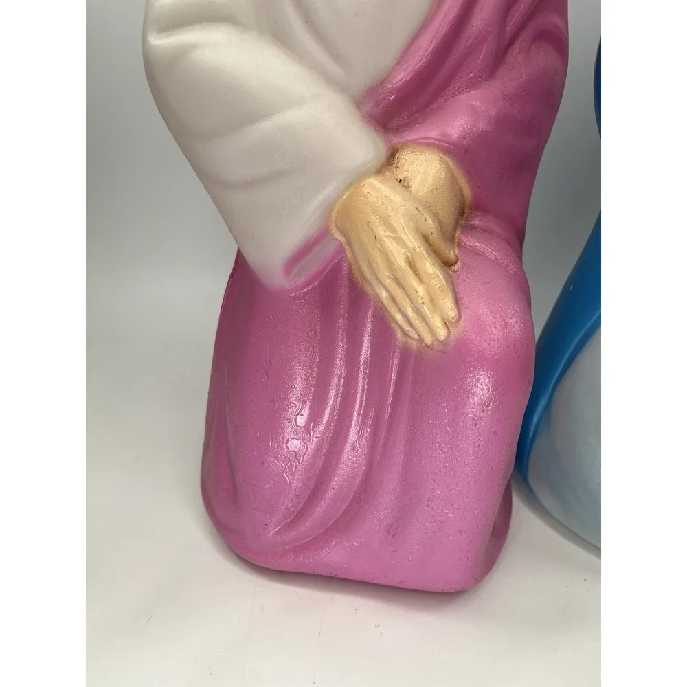 Vintage Empire Blow Mold Christmas Lighted Nativity Set 18